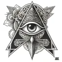 eye of osiris tattoo design idea