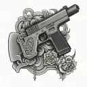 Glock tattoo design idea
