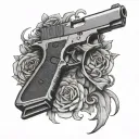 Glock tattoo design idea