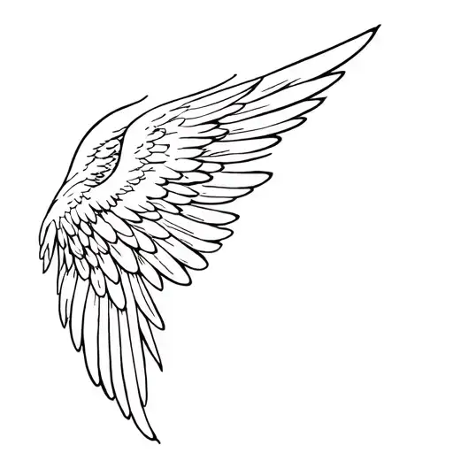 make an angel wings for my brother that passed away on 01/13/2008 and incorporate thd inited states navy that i serve i tattoo design idea
