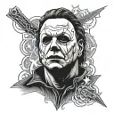 Michael Myers tattoo design idea