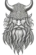 viking berserker head tribal inspired design featuring tattoo design idea
