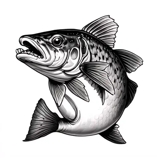 Murray Cod tattoo design idea