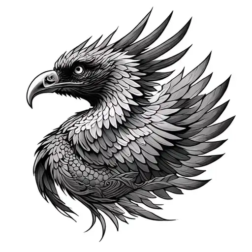 Garuda Thailand tattoo design idea