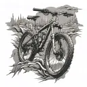 MTB fully tattoo design idea