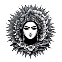 Philippine Sun tattoo design idea