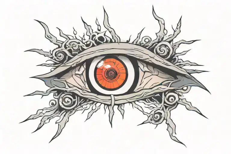 itachi sharingan eyes tattoo design idea
