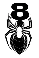 phantom troupe spider tattoo with cybersigilism aspect, number 8 from shizuku and arm tattoo tattoo design idea