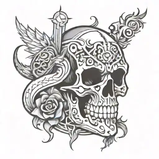sinner tattoo design idea