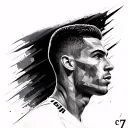 cr7 tattoo design idea