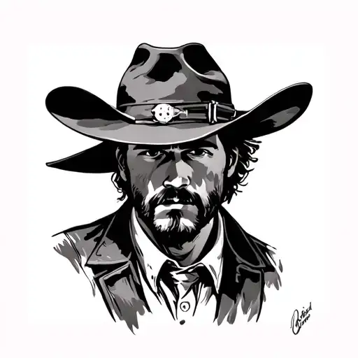 Red Dead Redemption tattoo design idea