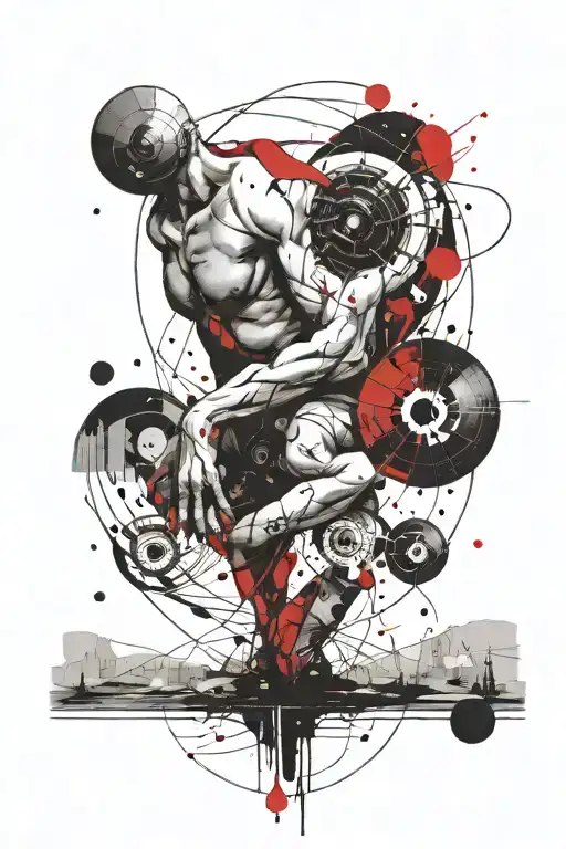 Sisyphus tattoo design idea