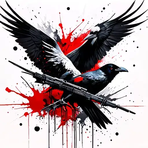 Starcraft 2 crows tattoo design idea