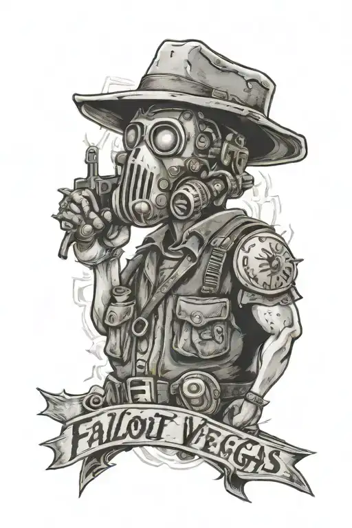 fallout new vegas tattoo design idea