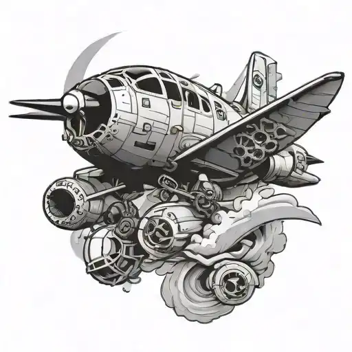 Airborne tattoo design idea