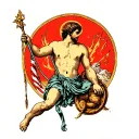 Saint Christopher tattoo design idea