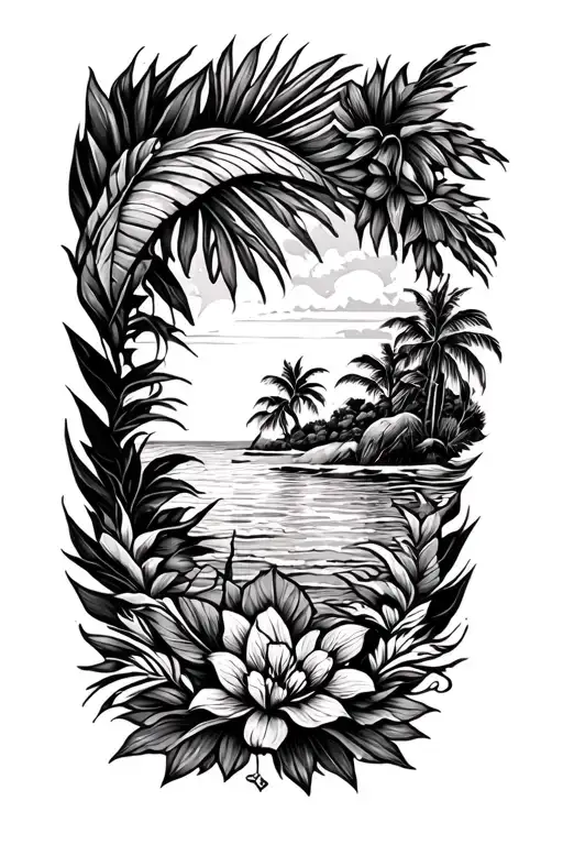 Fiji islands tattoo design idea