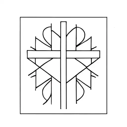 Ethiopian Cross tattoo design idea