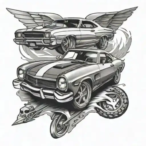 Fast And Furious tattoo design idea