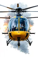helicopter tattoo design idea