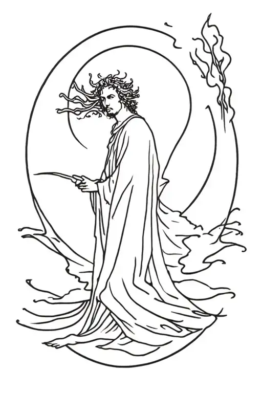 dante's divine comedy tattoo design idea