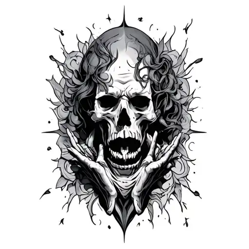 He blasphemed tattoo design idea