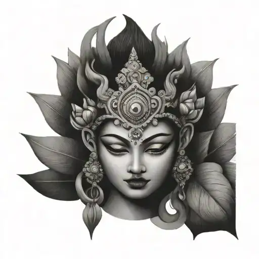 devi tattoo design idea