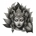 devi tattoo design idea