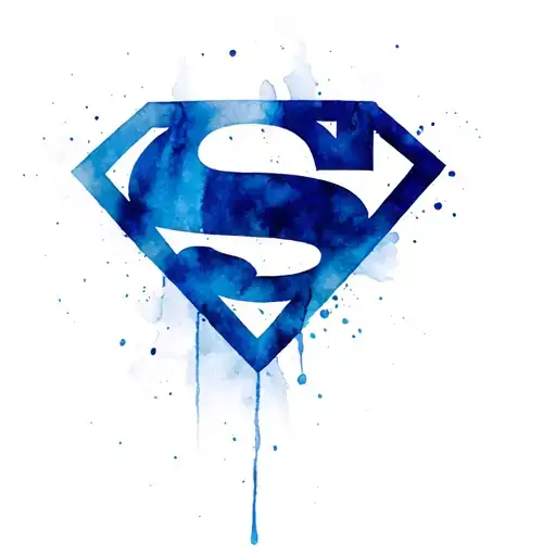 Superman Logo tattoo design idea
