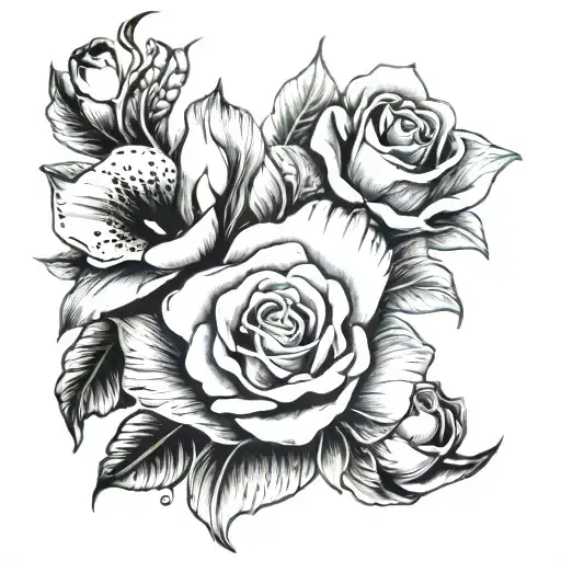 memory of my late mom tattoo design idea