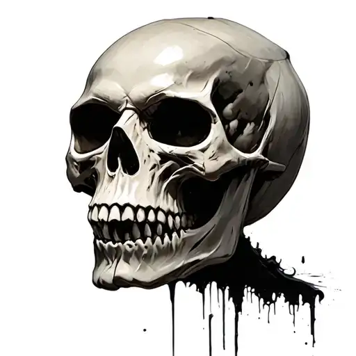skull from call of duty ghosts, ghost tattoo design idea