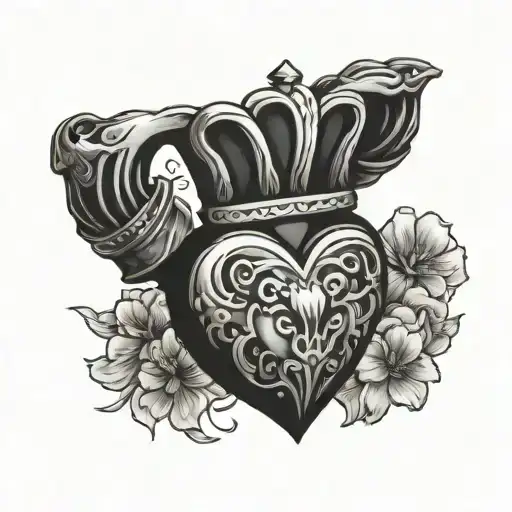 Claddagh tattoo design idea