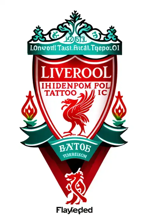 liverpool fc logo tattoo design idea