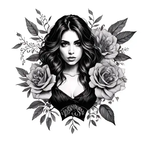 Gaby McQueen for life tattoo design idea
