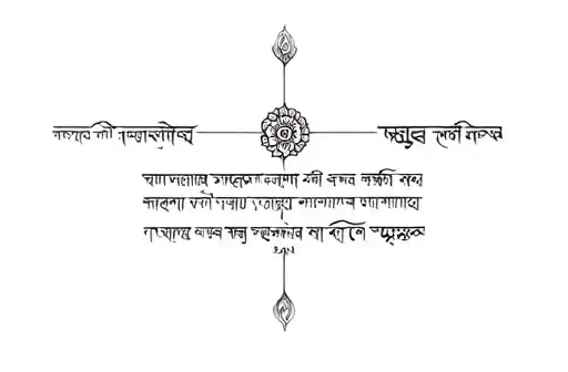 "Gayatri Mantra
, tattoo design idea