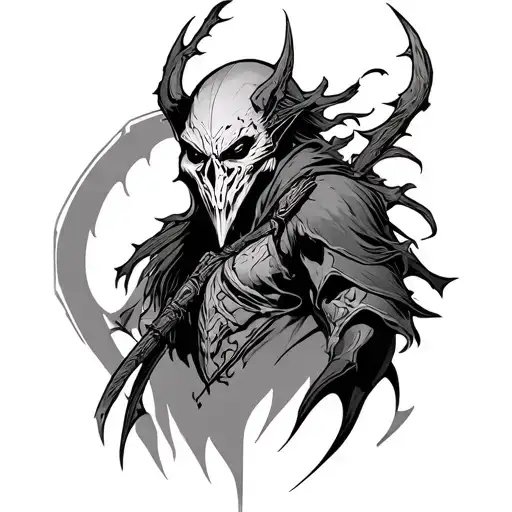 dota 2 slayer tattoo design idea