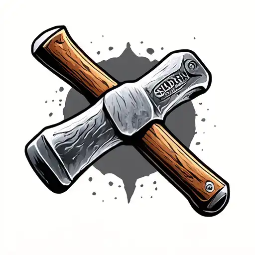 Sledgehammer tattoo design idea