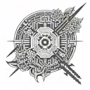 bushido code tattoo design idea