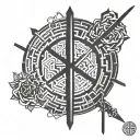 bushido code tattoo design idea