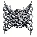 Chain Mail tattoo design idea