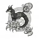 my last name Sundmark tattoo design idea