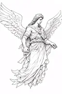 st Michael archangel tattoo design idea