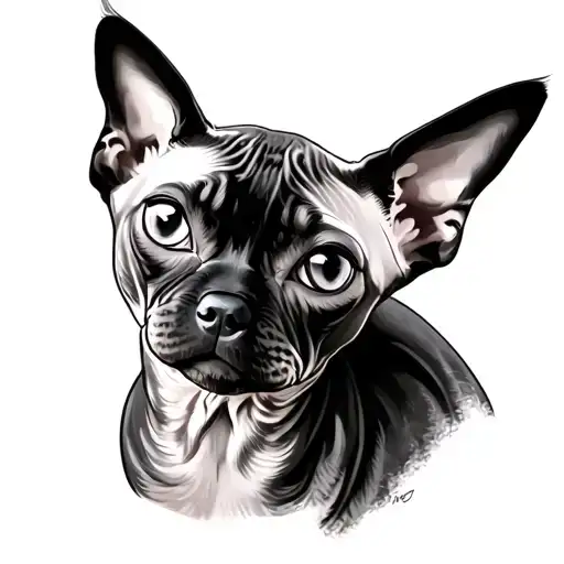 Devon Rex tattoo design idea