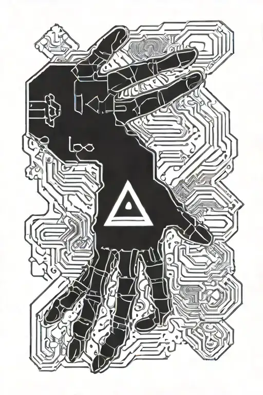 like hand emoji made tattoo design idea