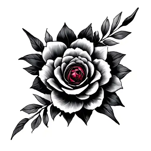 Garnet tattoo design idea