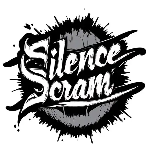 Text Silcence is the most powerful scream to be placed on back of the forearm tattoo  tattoo design idea