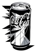Coke Can tattoo design idea