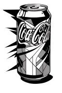 Coke Can tattoo design idea