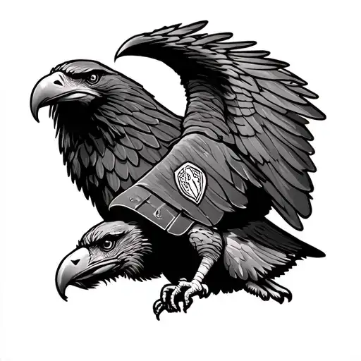 Eagle Scout tattoo design idea