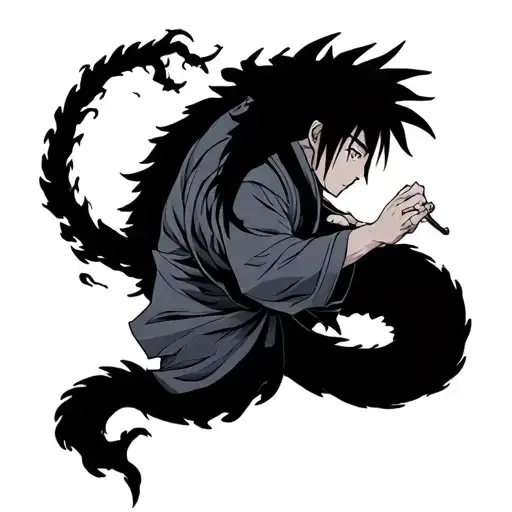 ITACHI UCHIHA WITH SUSANO tattoo design idea